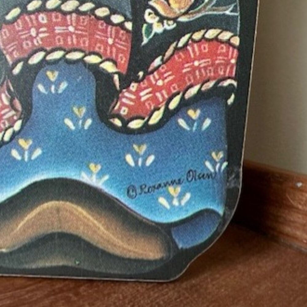 Vintage Roxanne Olsen Art Standing Kitty Cat - Picture 2 of 7